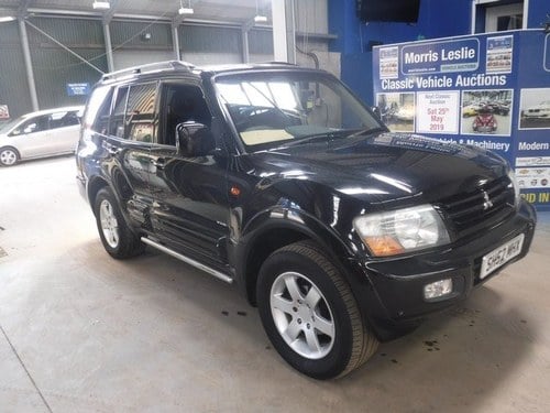 2002 Mitsubishi Shogun V6 GDI Animal A at Morris Leslie Auction For Sale by Auction