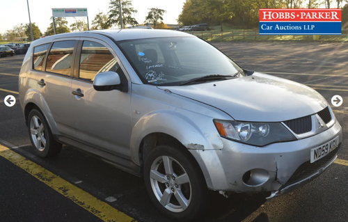 2010 Mitsubishi Outlander 4work 80,839 miles auction 25th For Sale