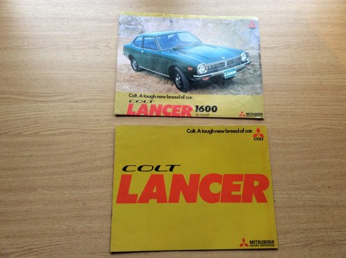 Sales Brochure for COLT LANCER In vendita