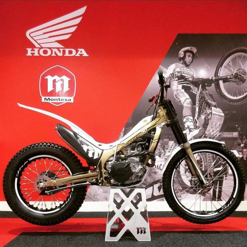 2019 Montesa Cota 50th Anniversary Gold Manual, speed Right Hand