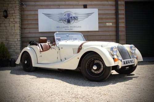2014 Morgan 4/4 1600, finished in Ivory with Tan leather For Sale