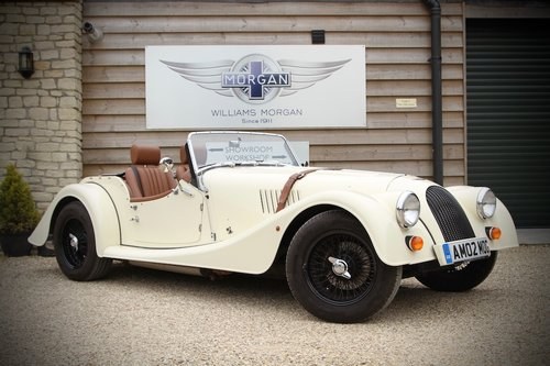 Morgan Plus Four Sport 2011, finished in Ivory paint For Sale