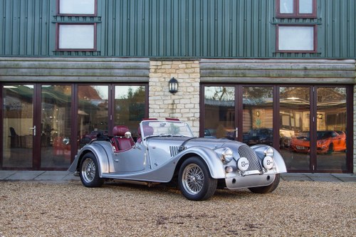 Morgan Plus 4 2015 in Silver with Mulberry Leather For Sale