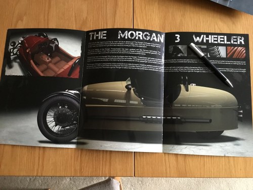 2000 Morgan 3 wheeler brochure SOLD