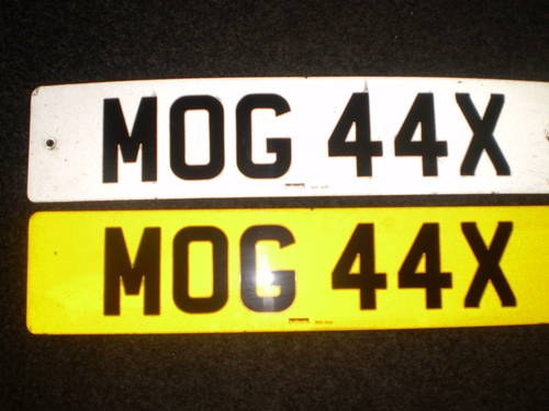 Morgan 4/4  cherished number plate In vendita