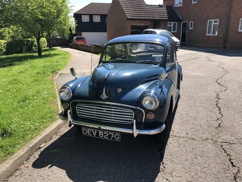 Morris Minor 1000 1969 For Sale by Auction