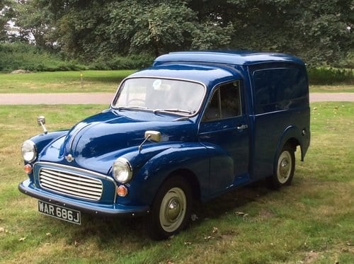 1971 Beautifully Restored Morris Minor Van with Lovely Provenence SOLD