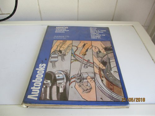 minor workshop manual In vendita