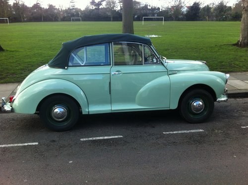 Restored 1957 Morris Minor Convertible For Sale