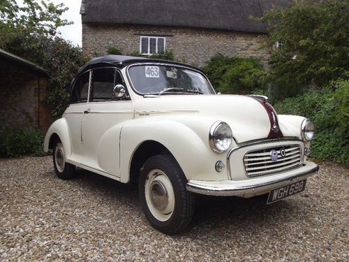 Lot 5 - A 1958 Morris Minor convertible - 15/07/18 For Sale by Auction