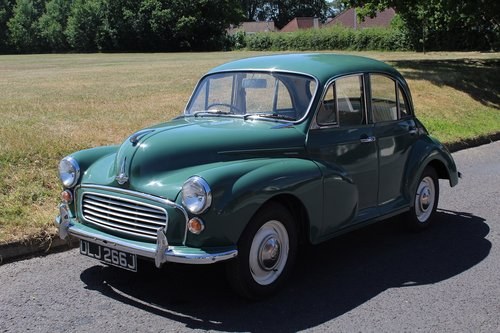 Morris Minor 1000 1970 - to be auctioned 27-07-18 For Sale by Auction