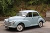 1963 Morris Minor, 1000, four cylinder Saloon Car For Sale by Auction