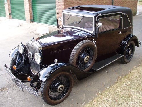 1932 Morris Major Six 2-door fixed head coupe In vendita