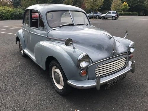 **REMAINS AVAILABLE**1956 Morris Minor For Sale by Auction