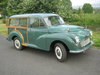 1967 Morris Minor Traveller. Almond Green. For Sale