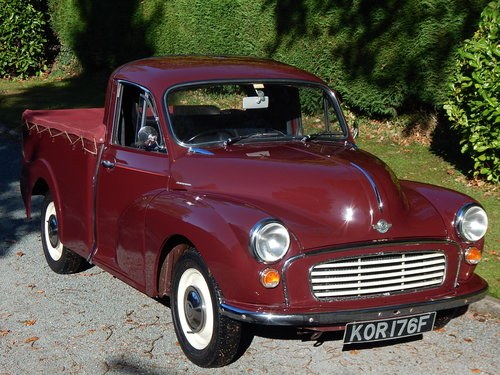Morris minor pick up Show Condition Rebuilt Stunning 1967 For Sale