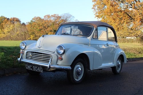 Morris Minor Convertible 1969 - To be auctioned 25-01-19 For Sale by Auction