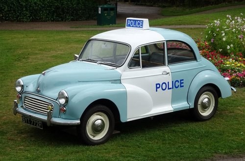 1968 Minor Ex Scot/Yard Police Car -Barons Sandown Pk Tues 11 Dec For Sale by Auction
