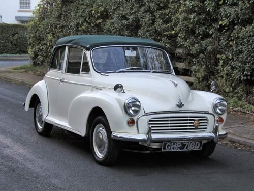 1966 Morris Minor Factory Convertible VENDUTO