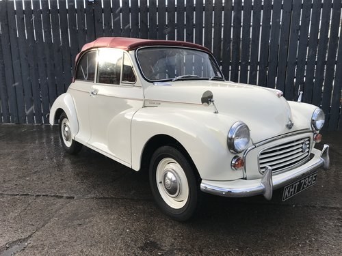 1967 Morris Minor convertible by Charles Wares SOLD