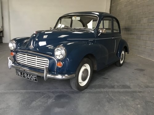 1968 Morris Minor 1000cc in lovely condition . For Sale