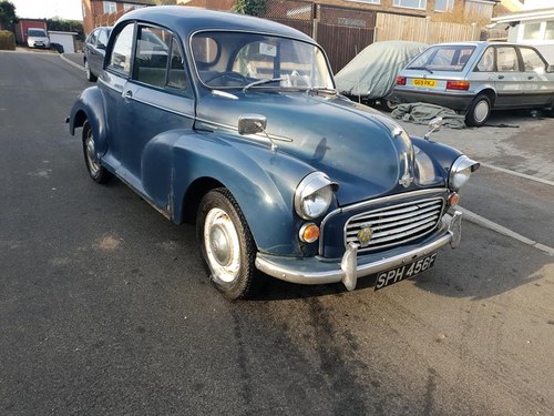 1967 Morris Minor 1000 Restoration Project SOLD