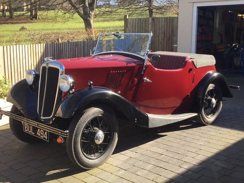 1935 Morris Eight Pre-series 2 seat tourer -totally restored SOLD