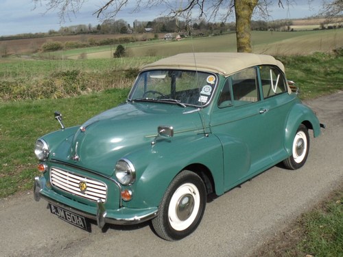 1963 Morris Minor 1000 Convertible SOLD