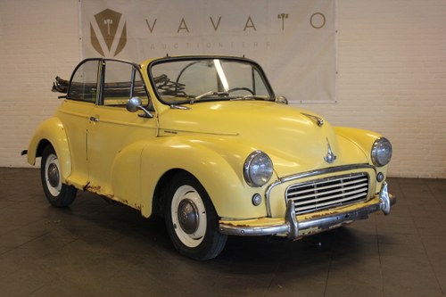 Moris minor convertible, 1958 For Sale by Auction
