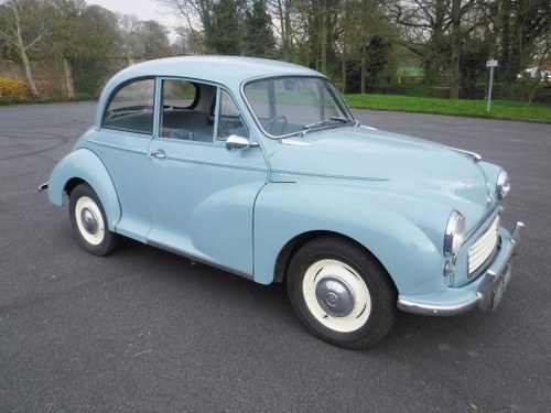 **APRIL AUCTION**1962 Morris Minor 1000 For Sale by Auction