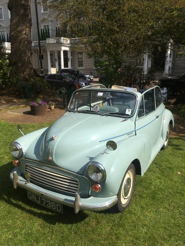 PRICE REDUCED!! Morris Minor Convertible 1966 good SOLD