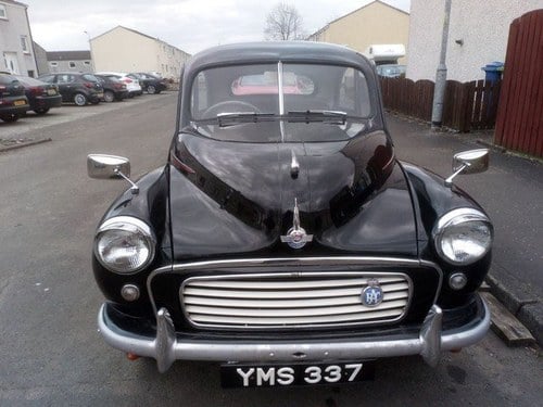 1956 Morris Minor at Morris Leslie Classic Auction 25th May For Sale by Auction