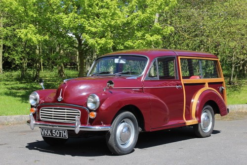1970 MORRIS 1000 TRAVELLER - 'SOLD@ MORE REQUIRED VENDUTO