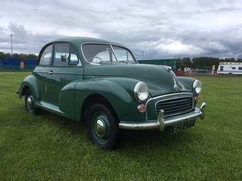 1955 Morris Minor Splitscreen at Morris Leslie Auction 25th May For Sale by Auction