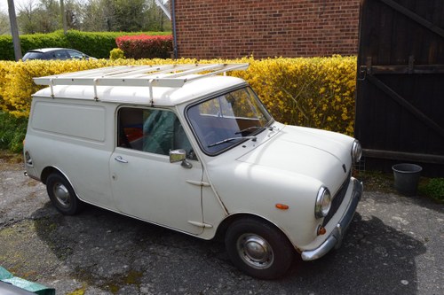 1974 Mini 1000 van for sale by Auction Friday 12th July In vendita all'asta