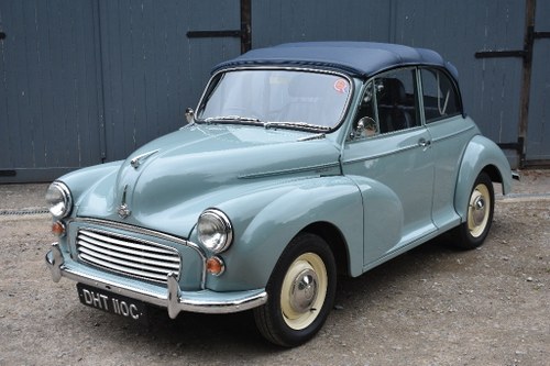 Lot 48 - A 1965 Morris Minor 1000 convertible - 21/07/2019 For Sale by Auction