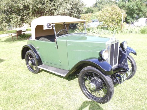 1932 Morris Minor Two seat Tourer SOLD