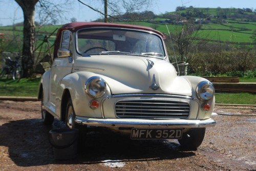 1966 Morris Minor Factory Convertible  For Sale