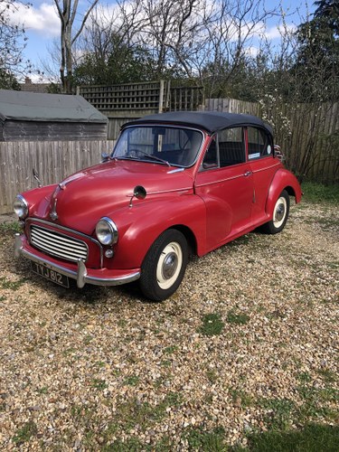 1961 Morris Minor Convertible Genuine   For Sale