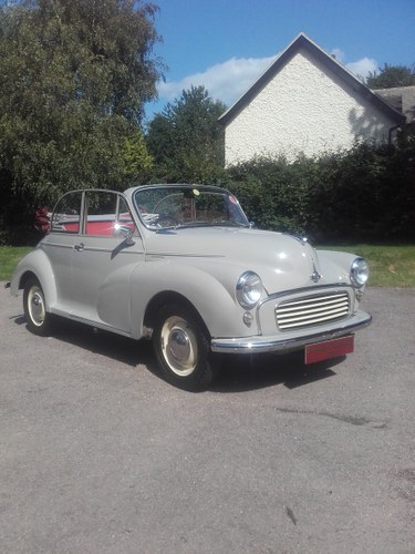 1963 Morris Minor Convertible (Card Payments Accepted) SOLD