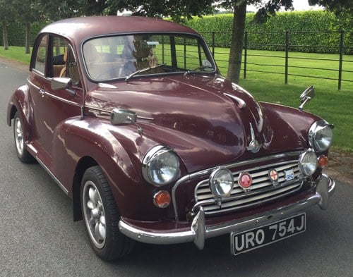 1971 MORRIS MINOR SALOON; DRIVEN DAILY For Sale