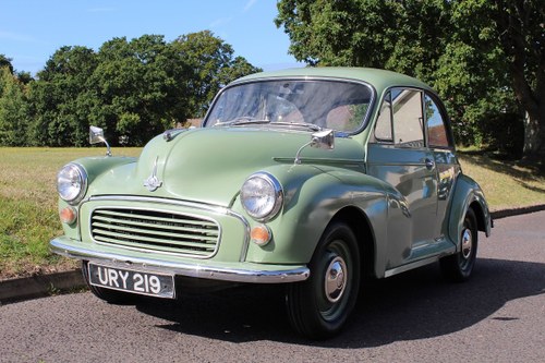 Morris Minor 1958 - To be auctioned 25-10-19 For Sale by Auction