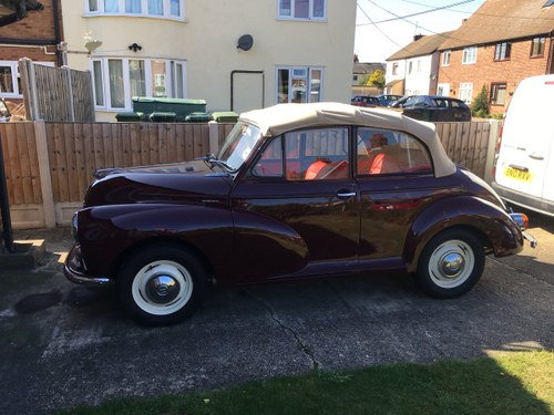 1967 Cracking Morris Minor convertible for sale SOLD