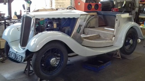 1936 Morris 8 Solid example desirable 2 seater to finis For Sale