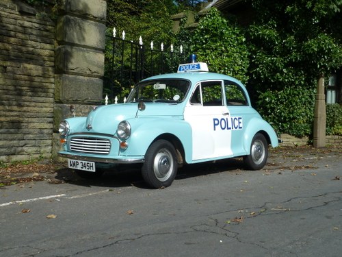 Morris Minor Panda Car Genuine 1969 Ex Met Police SOLD