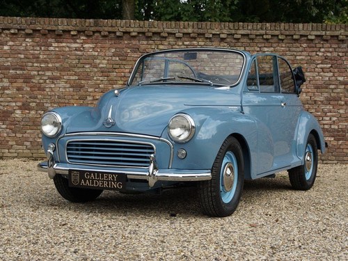 1961 Morris Minor 1000 Convertible LHD, fully restored, restorati In vendita
