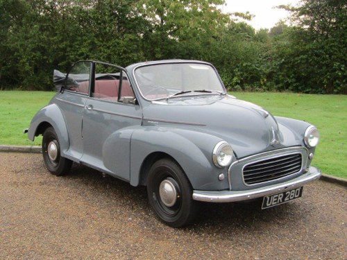 1959 Morris Minor 1000 Convertible at ACA 2nd November  In vendita