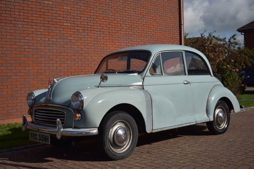 LOT 4: A 1970 Morris Minor 1000 two door saloon - 03/11/19 SOLD