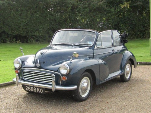 1964 Morris Minor Convertible at ACA 2nd November  For Sale