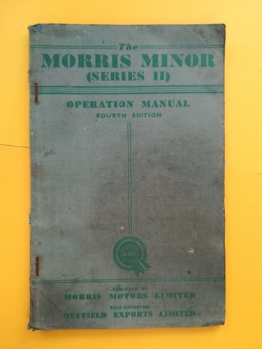 Operation Manual For Sale